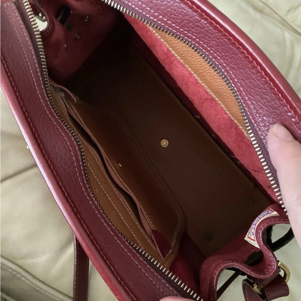 Dooney & Bourke Rich Burgundy Satchel - Picture 5 of 5